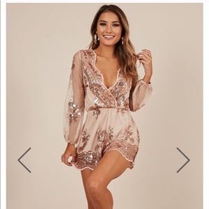 NWOT Spool No. 72 Sequin Romper